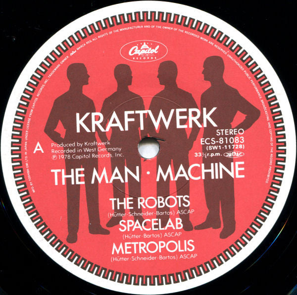 Kraftwerk - The Man·Machine = 人間解体 (Vinyl, LP, Album, Stereo)