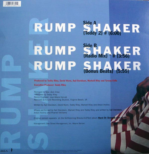 Wrecks-N-Effect - Rump Shaker (Vinyl, 12", 33 ⅓ RPM) Very Good (VG) / Very Good Plus (VG+)