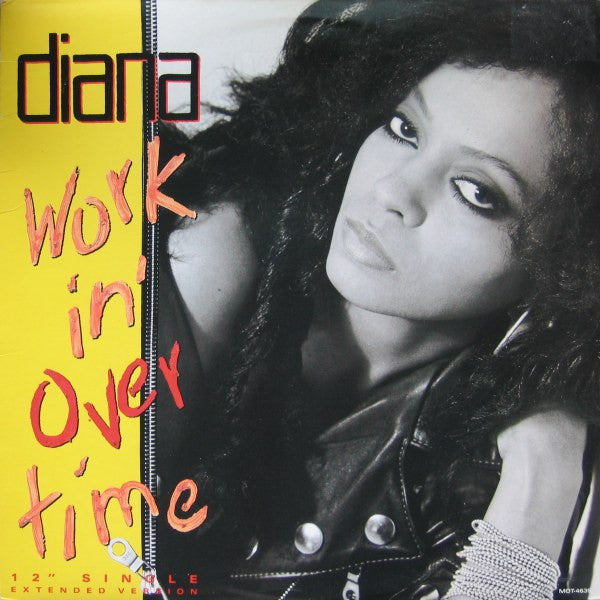 Diana Ross - Workin' Overtime (Vinyl, 12", 33 ⅓ RPM) Very Good Plus (VG+) / Very Good Plus (VG+)