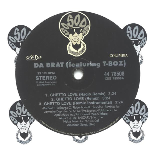 Da Brat - Ghetto Love (Vinyl, 12", 33 ⅓ RPM, Limited Edition) Very Good Plus (VG+) / Very Good Plus (VG+)