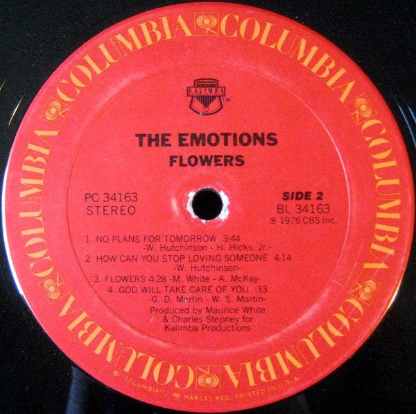 The Emotions - Flowers (Vinyl, LP, Album, Stereo) Good Plus (G+) / Very Good (VG)