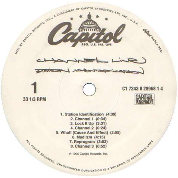 Channel Live - Station Identification (Vinyl, LP, Album) Good Plus (G+) / Very Good (VG)
