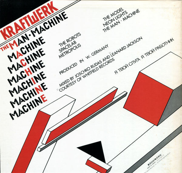 Kraftwerk - The Man·Machine (Vinyl, LP, Album, Stereo) Near Mint (NM or M-) / Very Good Plus (VG+)