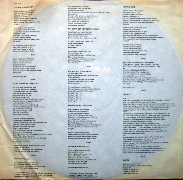 Gilbert O'Sullivan - Himself (Vinyl, LP, Album, Reissue, Stereo)