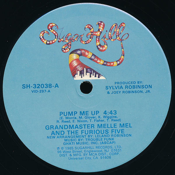 Grandmaster Melle Mel & The Furious Five - Pump Me Up (Vinyl, 12") Very Good Plus (VG+) / Very Good (VG)