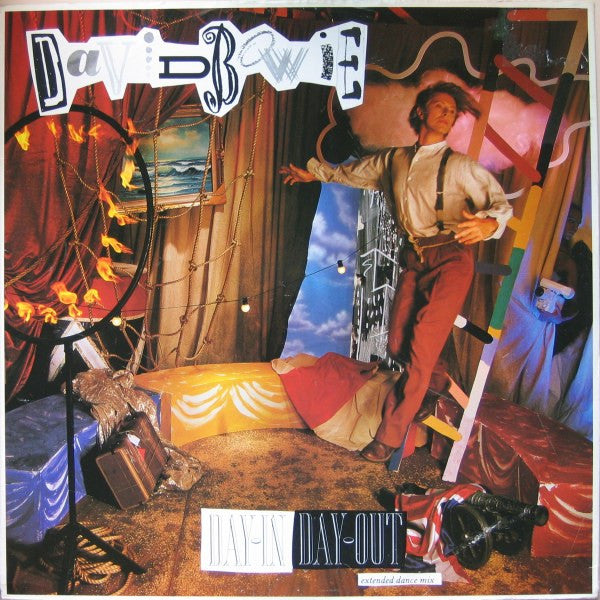 David Bowie - Day-In Day-Out (Extended Dance Mix) (Vinyl, 12", 45 RPM, Stereo) Good Plus (G+) / Very Good Plus (VG+)