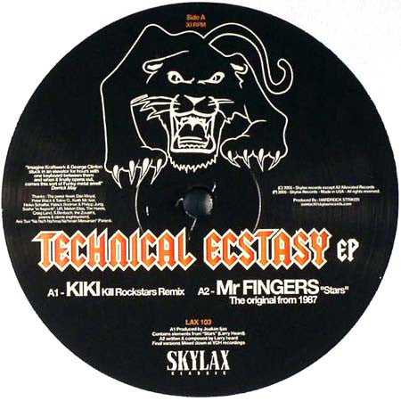 Mr. Fingers - Technical Ecstacy EP (Vinyl, 12", EP) Very Good (VG) / Very Good Plus (VG+)