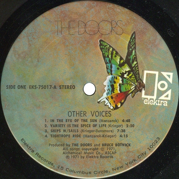 The Doors - Other Voices (Vinyl, LP, Album, Stereo)