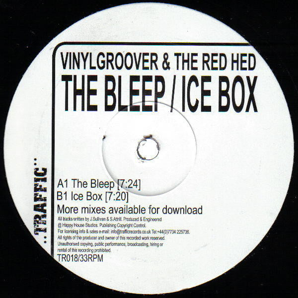 Vinylgroover & The Red Hed - The Bleep / Ice Box (Vinyl, 12", 33 ⅓ RPM) Good Plus (G+) / Good Plus (G+)