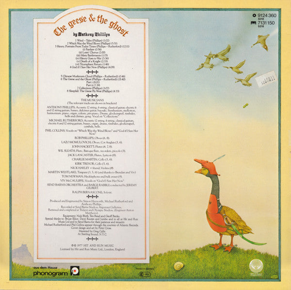 Anthony Phillips - The Geese & The Ghost (Vinyl, LP, Album, Stereo) Very Good (VG) / Very Good (VG)