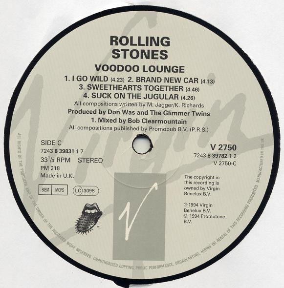 The Rolling Stones - Voodoo Lounge (Vinyl, LP, Album)