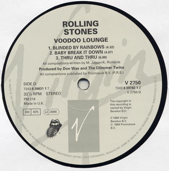 The Rolling Stones - Voodoo Lounge (Vinyl, LP, Album)
