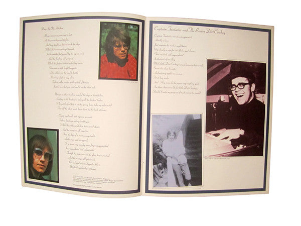 Elton John - Captain Fantastic And The Brown Dirt Cowboy (Vinyl, LP, Album, Stereo) Very Good (VG) / Good Plus (G+)