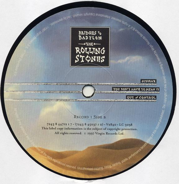 The Rolling Stones - Bridges To Babylon (2xVinyl, LP, Album) Very Good (VG) / Near Mint (NM or M-)