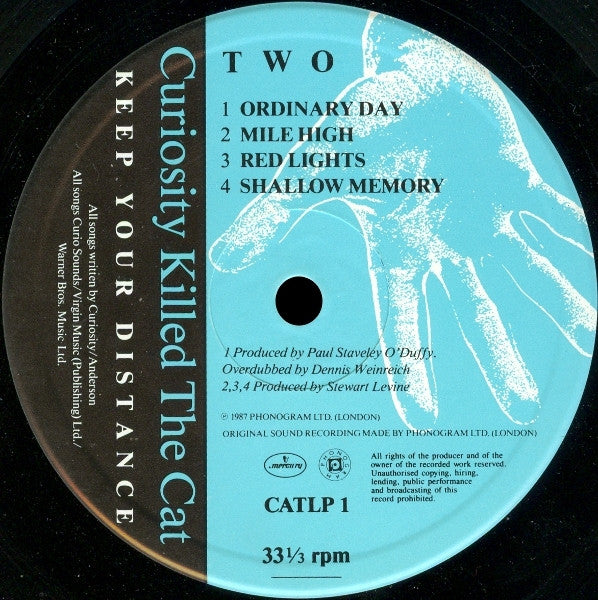 Curiosity Killed The Cat - Keep Your Distance (Vinyl, LP, Album) Very Good Plus (VG+) / Very Good Plus (VG+)