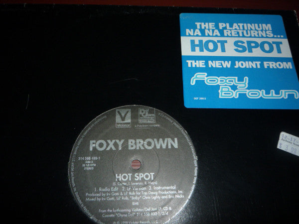 Foxy Brown - Hot Spot (Vinyl, 12", Single) Very Good (VG) / Very Good Plus (VG+)