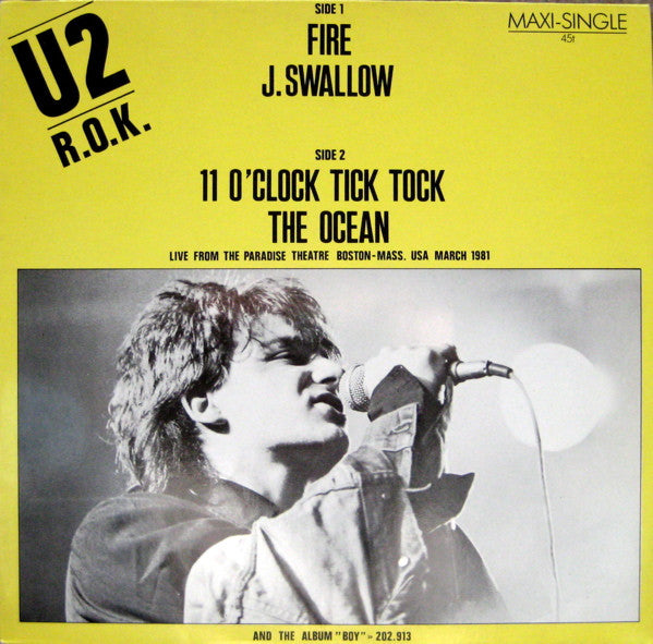 U2 - ROK (Vinyl, 12", Maxi-Single, 45 RPM, Reissue) Very Good Plus (VG+) / Very Good (VG)