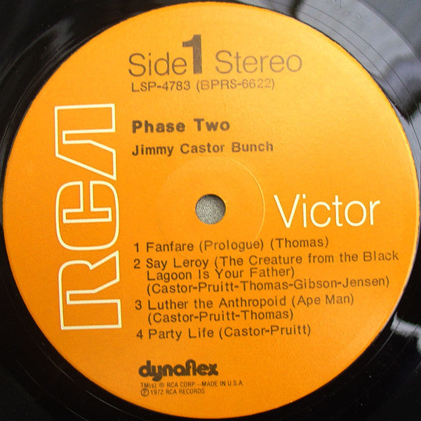 The Jimmy Castor Bunch - Phase Two (Vinyl, LP, Album) Very Good (VG) / Very Good (VG)