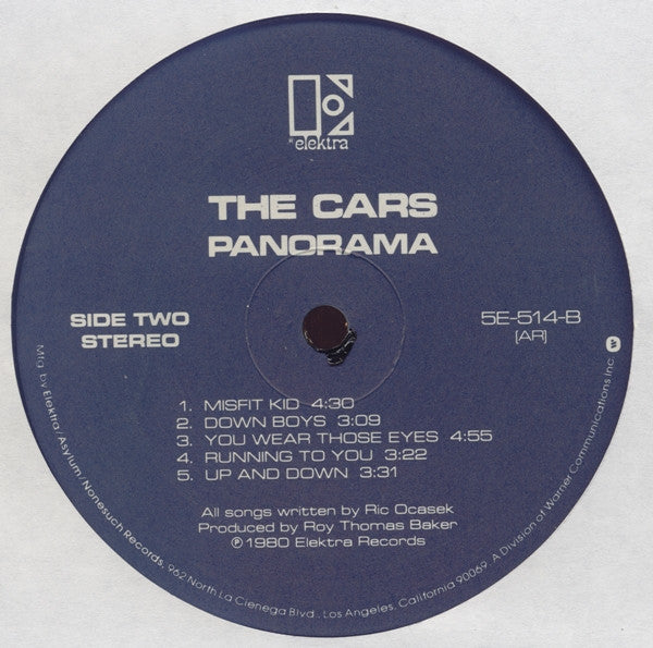 The Cars - Panorama (Vinyl, LP, Album, Stereo)