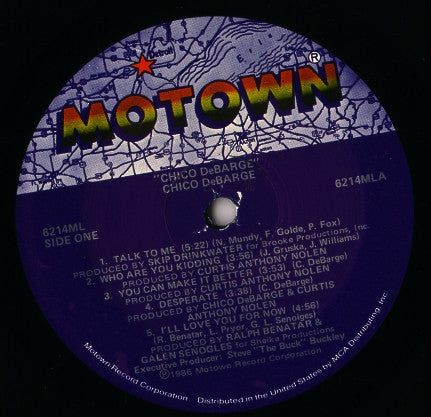 Chico DeBarge - Chico DeBarge (Vinyl, LP, Album) Good Plus (G+) / Very Good (VG)