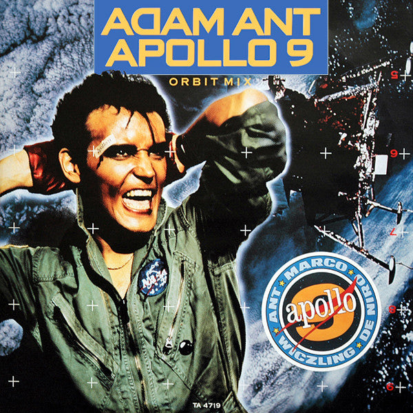 Adam Ant - Apollo 9 (Orbit Mix) (Vinyl, 12", 45 RPM, Single, Stereo) Very Good (VG) / Very Good (VG)