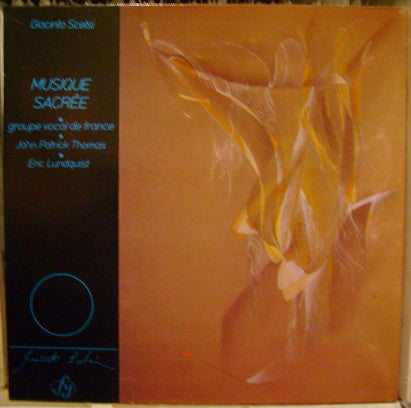 Giacinto Scelsi - Musique Sacrée (Vinyl, LP) Very Good Plus (VG+) / Very Good Plus (VG+)