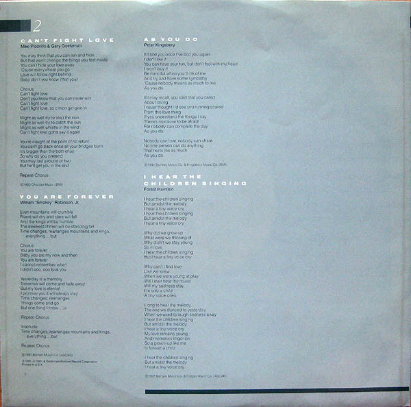 Smokey Robinson - Being With You (Vinyl, LP, Album, Stereo) Very Good (VG) / Good Plus (G+)