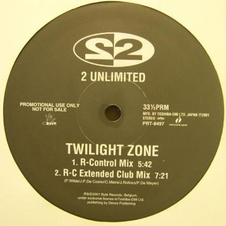 2 Unlimited - Twilight Zone Remixes (Vinyl, 12", Promo) Good Plus (G+) / Generic