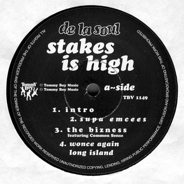 De La Soul - Stakes Is High (2xVinyl, LP, Album) Very Good (VG) / Very Good Plus (VG+)