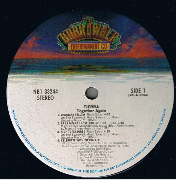 Tierra - Together Again (Vinyl, LP, Album) Very Good (VG) / Good (G)