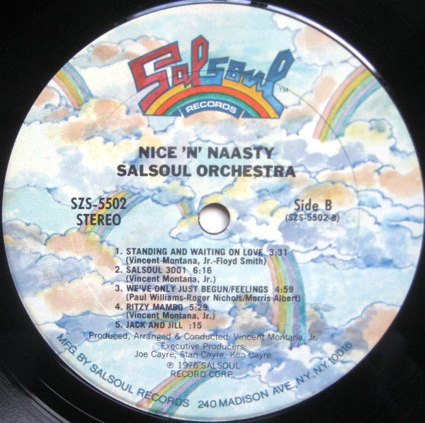 The Salsoul Orchestra - Nice 'n' Naasty (Vinyl, LP, Album, Stereo) Very Good (VG) / Good Plus (G+)