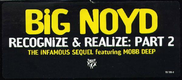 Big Noyd - Recognize & Realize: Part 2 (Vinyl, 12") Very Good Plus (VG+) / Very Good (VG)