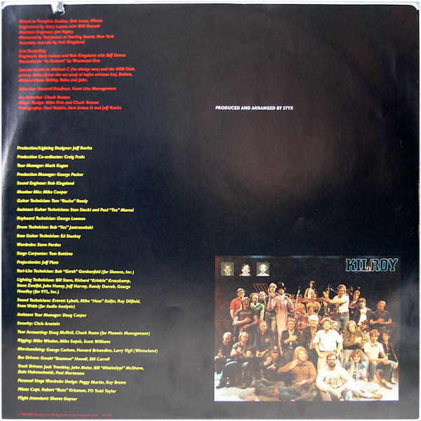 Styx - Caught In The Act Live (2xVinyl, LP, Album) Very Good Plus (VG+) / Good Plus (G+)