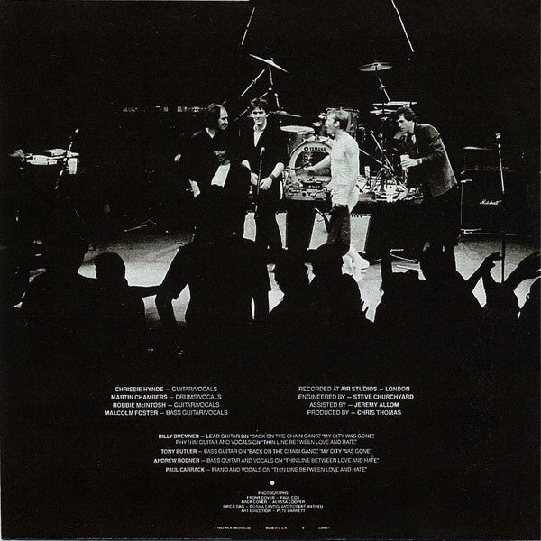 The Pretenders - Learning To Crawl (Vinyl, LP, Album) Good Plus (G+) / Good Plus (G+)