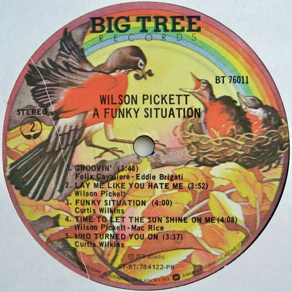 Wilson Pickett - A Funky Situation (Vinyl, LP, Album, Stereo) Very Good (VG) / Poor (P)