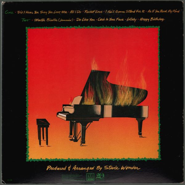 Stevie Wonder - Hotter Than July (Vinyl, LP, Album)