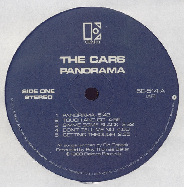 The Cars - Panorama (Vinyl, LP, Album, Stereo)