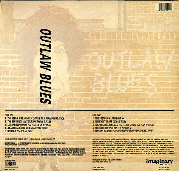 Various - Outlaw Blues (Vinyl, LP, Compilation) Very Good Plus (VG+) / Very Good (VG)