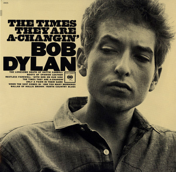 Bob Dylan - The Times They Are A-Changin' (Vinyl, LP, Album, Reissue, Stereo) Very Good (VG) / Very Good Plus (VG+)