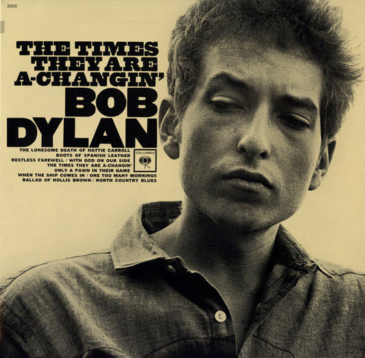 Bob Dylan - The Times They Are A-Changin' (Vinyl, LP, Album, Reissue, Stereo) Very Good (VG) / Very Good Plus (VG+)