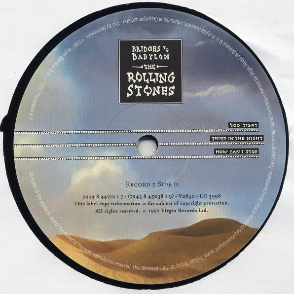 The Rolling Stones - Bridges To Babylon (2xVinyl, LP, Album) Very Good (VG) / Near Mint (NM or M-)