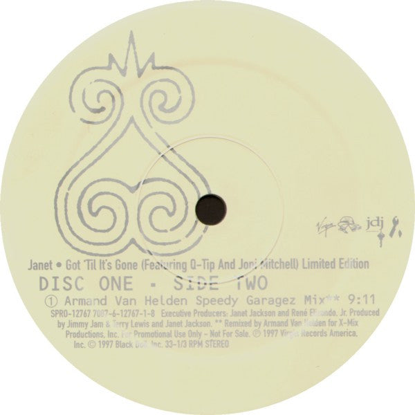 Janet Jackson - Got 'Til It's Gone (2xVinyl, 12", 33 ⅓ RPM, Limited Edition, Promo) Near Mint (NM or M-) / Very Good Plus (VG+)