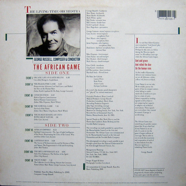 George Russell - The African Game (Vinyl, LP, Album) Very Good Plus (VG+) / Very Good Plus (VG+)