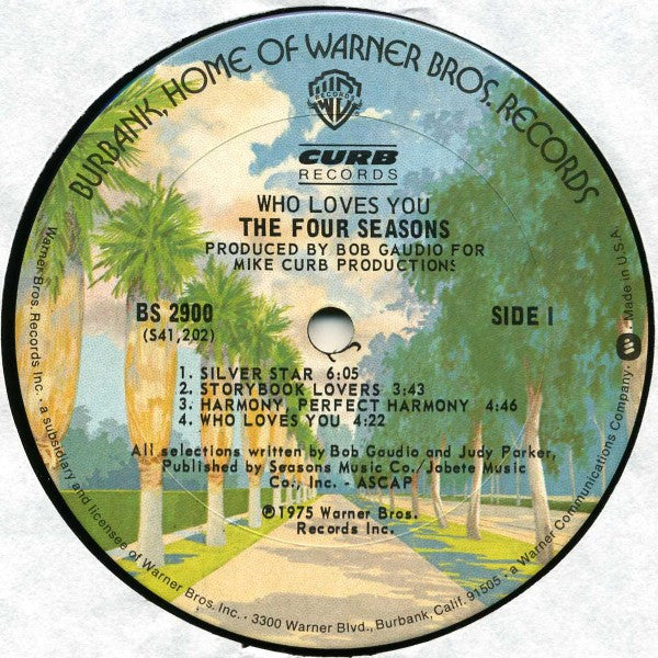The Four Seasons - Who Loves You (Vinyl, LP, Album) Very Good (VG) / Very Good (VG)
