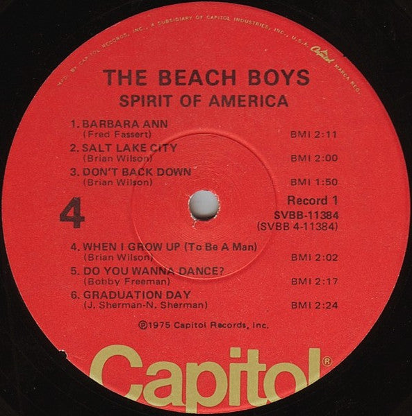 The Beach Boys - Spirit Of America (2xVinyl, LP, Compilation) Very Good Plus (VG+) / Very Good Plus (VG+)