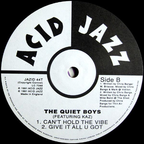 The Quiet Boys - Make Me Say It Again Girl (Vinyl, 12") Very Good Plus (VG+) / Generic