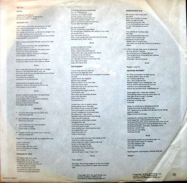 Gilbert O'Sullivan - Himself (Vinyl, LP, Album, Reissue, Stereo)