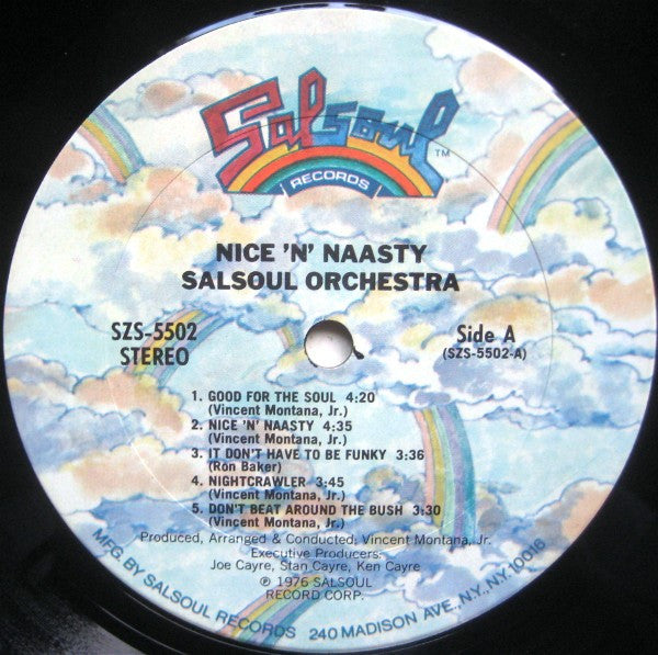 The Salsoul Orchestra - Nice 'n' Naasty (Vinyl, LP, Album, Stereo) Very Good (VG) / Good Plus (G+)
