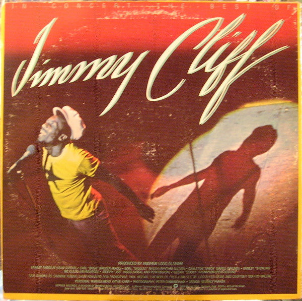 Jimmy Cliff - In Concert - The Best Of Jimmy Cliff (Vinyl, LP, Album) Very Good (VG) / Very Good Plus (VG+)
