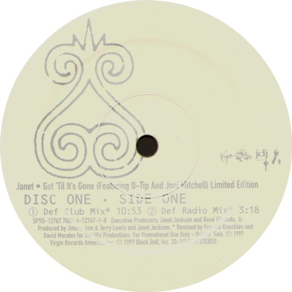 Janet Jackson - Got 'Til It's Gone (2xVinyl, 12", 33 ⅓ RPM, Limited Edition, Promo) Near Mint (NM or M-) / Very Good Plus (VG+)